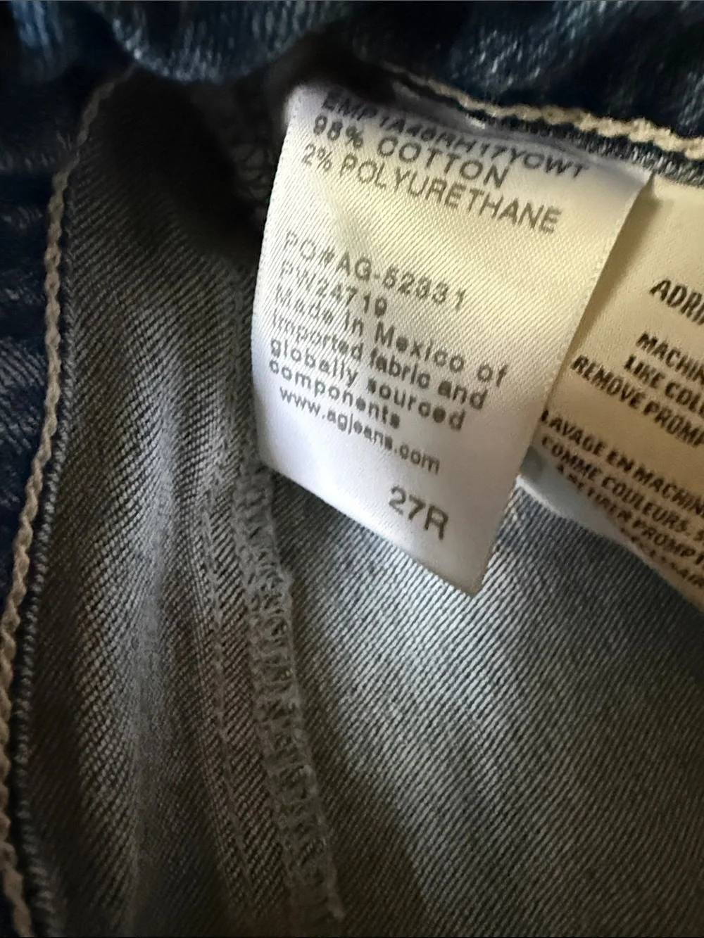 Ag Adriano Goldschmied light blue
